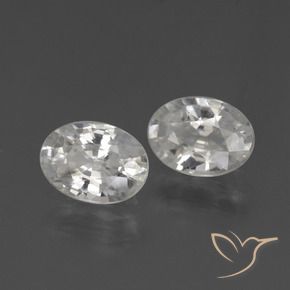 Shop natural 2.27ct ホワイト ジルコン gems, 楕円形, from カンボジア at GemSelect. In stock, global shipping!
