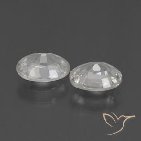 Shop natural 2.27ct ホワイト ジルコン gems, 楕円形, from カンボジア at GemSelect. In stock, global shipping!