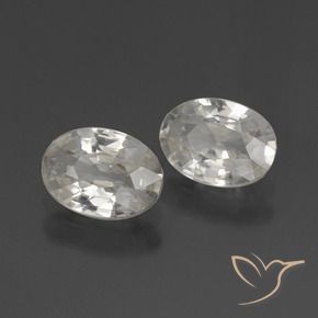 Shop natural 2.17ct ウォームホワイト ジルコン gems, 楕円形, from カンボジア at GemSelect. In stock, global shipping!
