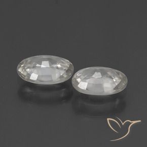 Shop natural 2.17ct ウォームホワイト ジルコン gems, 楕円形, from カンボジア at GemSelect. In stock, global shipping!