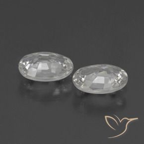 Shop natural 2.09ct ホワイト ジルコン gems, 楕円形, from カンボジア at GemSelect. In stock, global shipping!