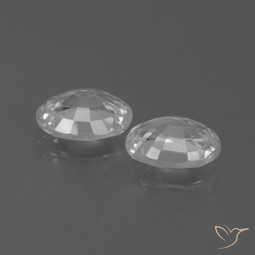 Shop natural 2.36ct クリアホワイト ジルコン gems, 楕円形, from カンボジア at GemSelect. In stock, global shipping!