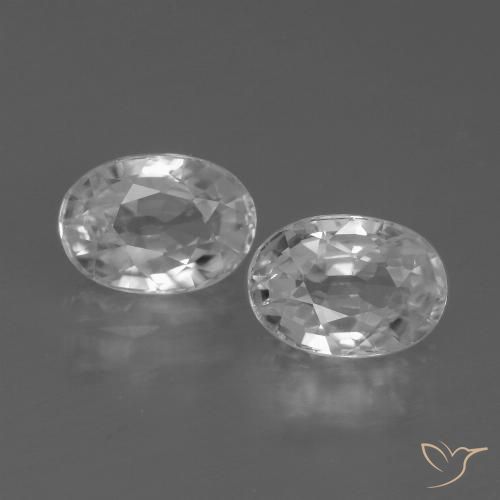 Shop natural 2.80ct ホワイト ジルコン gems, 楕円形, from カンボジア at GemSelect. In stock, global shipping!