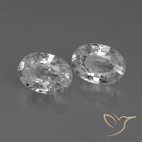 Shop natural 2.57ct ホワイト ジルコン gems, 楕円形, from カンボジア at GemSelect. In stock, global shipping!