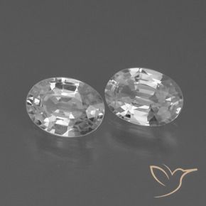 Shop natural 2.33ct ホワイト ジルコン gems, 楕円形, from カンボジア at GemSelect. In stock, global shipping!