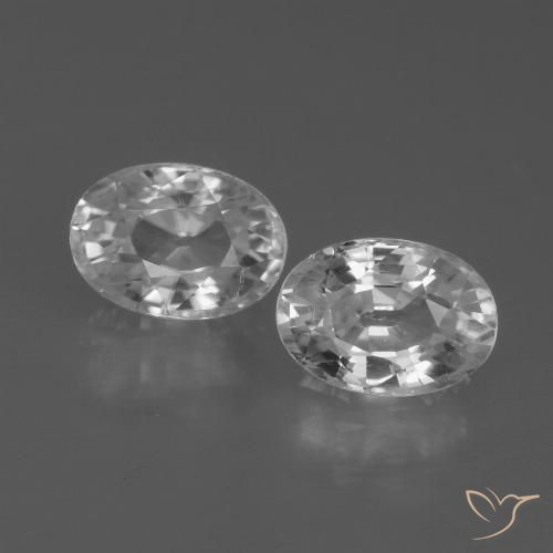 Shop natural 2.88ct ホワイト ジルコン gems, 楕円形, from カンボジア at GemSelect. In stock, global shipping!