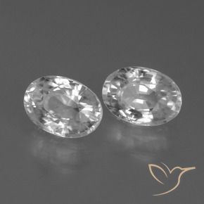 Shop natural 2.88ct ホワイト ジルコン gems, 楕円形, from カンボジア at GemSelect. In stock, global shipping!