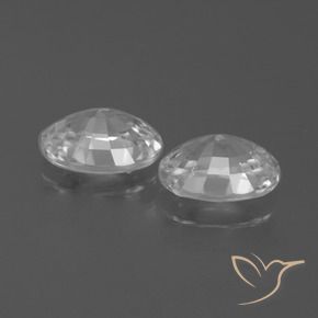 Shop natural 2.46ct ホワイト ジルコン gems, 楕円形, from カンボジア at GemSelect. In stock, global shipping!