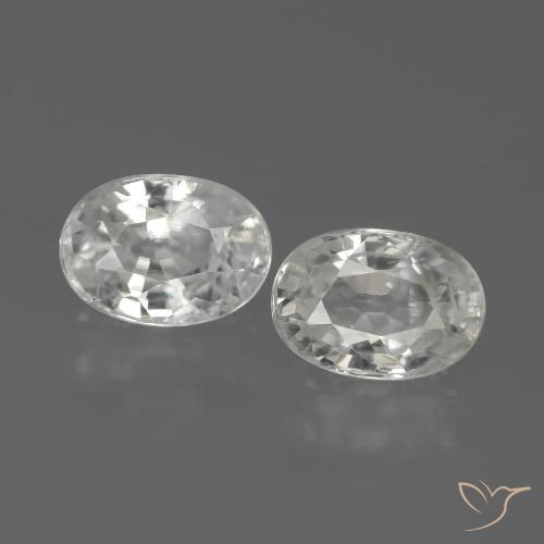 Shop natural 2.65ct ホワイト ジルコン gems, 楕円形, from カンボジア at GemSelect. In stock, global shipping!