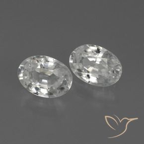 Shop natural 2.41ct ホワイト ジルコン gems, 楕円形, from カンボジア at GemSelect. In stock, global shipping!