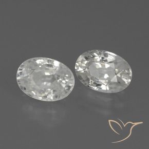 Shop natural 2.78ct ホワイト ジルコン gems, 楕円形, from カンボジア at GemSelect. In stock, global shipping!