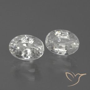 Shop natural 3.19ct ホワイト ジルコン gems, 楕円形, from カンボジア at GemSelect. In stock, global shipping!
