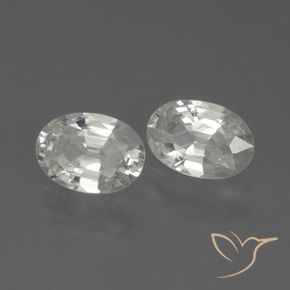 Shop natural 2.10ct ホワイト ジルコン gems, 楕円形, from カンボジア at GemSelect. In stock, global shipping!