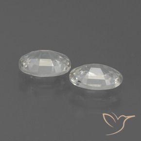 Shop natural 2.10ct ホワイト ジルコン gems, 楕円形, from カンボジア at GemSelect. In stock, global shipping!