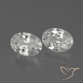 Shop natural 2.24ct ホワイト ジルコン gems, 楕円形, from カンボジア at GemSelect. In stock, global shipping!