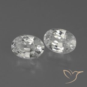 Shop natural 2.39ct ホワイト ジルコン gems, 楕円形, from カンボジア at GemSelect. In stock, global shipping!