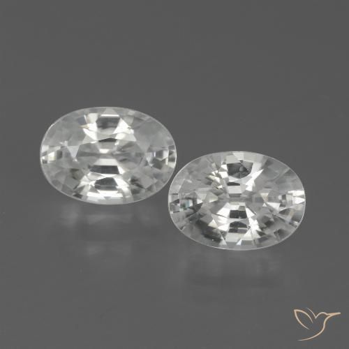 Shop natural 2.53ct ホワイト ジルコン gems, 楕円形, from カンボジア at GemSelect. In stock, global shipping!