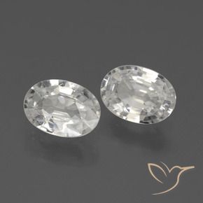 Shop natural 2.29ct ホワイト ジルコン gems, 楕円形, from カンボジア at GemSelect. In stock, global shipping!