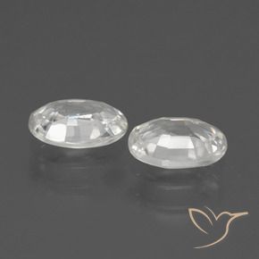Shop natural 2.29ct ホワイト ジルコン gems, 楕円形, from カンボジア at GemSelect. In stock, global shipping!