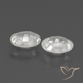 Shop natural 2.12ct ホワイト ジルコン gems, 楕円形, from カンボジア at GemSelect. In stock, global shipping!