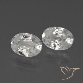 Shop natural 2.34ct ホワイト ジルコン gems, 楕円形, from カンボジア at GemSelect. In stock, global shipping!