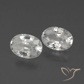 Shop natural 2.29ct ホワイト ジルコン gems, 楕円形, from カンボジア at GemSelect. In stock, global shipping!