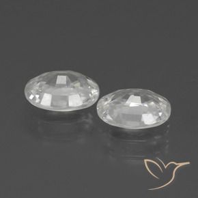 Shop natural 2.29ct ホワイト ジルコン gems, 楕円形, from カンボジア at GemSelect. In stock, global shipping!