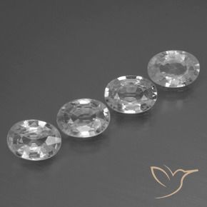 Shop natural 4.04ct クリアホワイト ジルコン gems, 楕円形, from カンボジア at GemSelect. In stock, global shipping!
