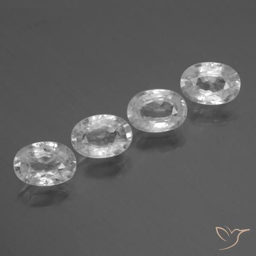 Shop natural 4.43ct ホワイト ジルコン gems, 楕円形, from カンボジア at GemSelect. In stock, global shipping!