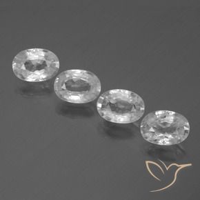 Shop natural 4.43ct ホワイト ジルコン gems, 楕円形, from カンボジア at GemSelect. In stock, global shipping!