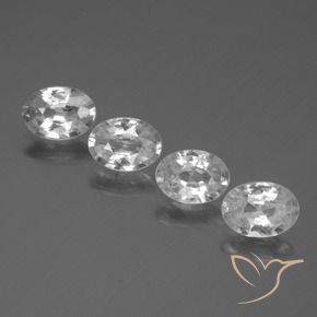 Shop natural 4.28ct ホワイト ジルコン gems, 楕円形, from カンボジア at GemSelect. In stock, global shipping!