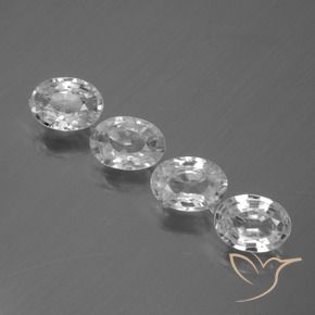 Shop natural 4.06ct ホワイト ジルコン gems, 楕円形, from カンボジア at GemSelect. In stock, global shipping!