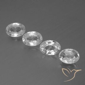 Shop natural 3.98ct クリアホワイト ジルコン gems, 楕円形, from カンボジア at GemSelect. In stock, global shipping!