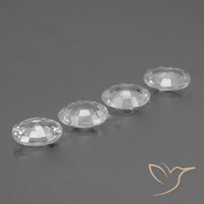 Shop natural 3.98ct クリアホワイト ジルコン gems, 楕円形, from カンボジア at GemSelect. In stock, global shipping!
