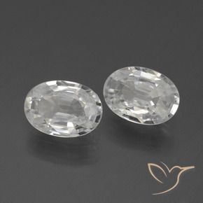 Shop natural 2.07ct ホワイト ジルコン gems, 楕円形, from カンボジア at GemSelect. In stock, global shipping!