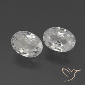Shop natural 2.46ct ホワイト ジルコン gems, 楕円形, from カンボジア at GemSelect. In stock, global shipping!