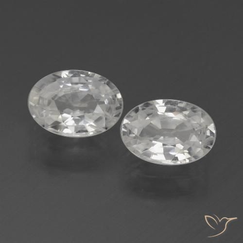 Shop natural 2.36ct ホワイト ジルコン gems, 楕円形, from カンボジア at GemSelect. In stock, global shipping!