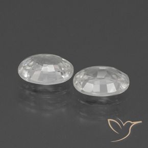 Shop natural 2.36ct ホワイト ジルコン gems, 楕円形, from カンボジア at GemSelect. In stock, global shipping!