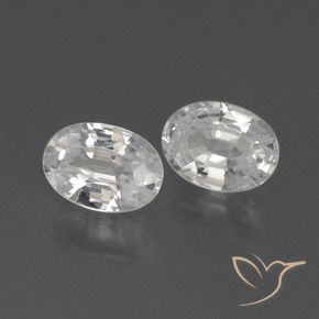 Shop natural 2.36ct ホワイト ジルコン gems, 楕円形, from カンボジア at GemSelect. In stock, global shipping!