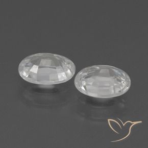 Shop natural 2.36ct ホワイト ジルコン gems, 楕円形, from カンボジア at GemSelect. In stock, global shipping!