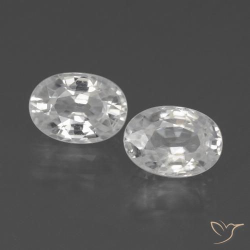 Shop natural 2.80ct ホワイト ジルコン gems, 楕円形, from カンボジア at GemSelect. In stock, global shipping!