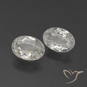 Shop natural 2.04ct ホワイト ジルコン gems, 楕円形, from カンボジア at GemSelect. In stock, global shipping!