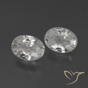 Shop natural 2.33ct ホワイト ジルコン gems, 楕円形, from カンボジア at GemSelect. In stock, global shipping!