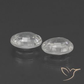 Shop natural 2.33ct ホワイト ジルコン gems, 楕円形, from カンボジア at GemSelect. In stock, global shipping!