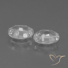 Shop natural 2.39ct ホワイト ジルコン gems, 楕円形, from カンボジア at GemSelect. In stock, global shipping!