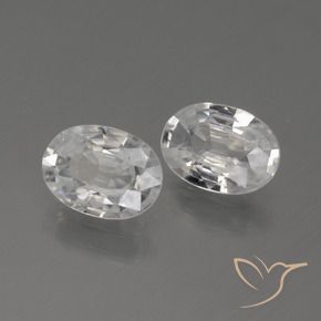 Shop natural 2.23ct ホワイト ジルコン gems, 楕円形, from カンボジア at GemSelect. In stock, global shipping!
