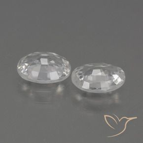 Shop natural 2.23ct ホワイト ジルコン gems, 楕円形, from カンボジア at GemSelect. In stock, global shipping!