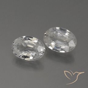 Shop natural 2.25ct ホワイト ジルコン gems, 楕円形, from カンボジア at GemSelect. In stock, global shipping!