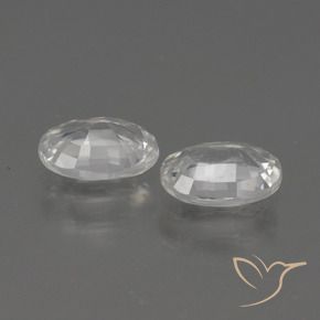 Shop natural 2.25ct ホワイト ジルコン gems, 楕円形, from カンボジア at GemSelect. In stock, global shipping!