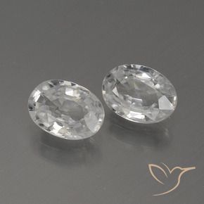 Shop natural 2.10ct ホワイト ジルコン gems, 楕円形, from カンボジア at GemSelect. In stock, global shipping!
